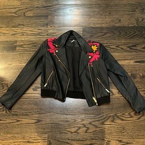 free people leather jacket